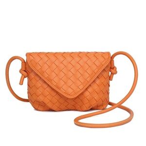 Urban Expressions NWT Kylo Orange Woven Crossbody